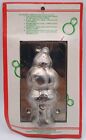 Nos Vintage Belsnickel Santa Claus Chocolate Candy Mold Tin Metal With Clips