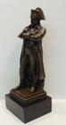 French Style Statue Sculpture Napoleon Bronze Signed