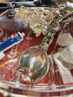 Vtg Arthur Court Designs Glass Ice Bucket Aluminum Grapesvines 96 France W Scope