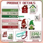 13 Pcs Valentine s Day St  Patrick s Day Table Decoration Reversible Xoxo Luck T