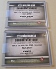 Topps Walking Dead Season 6 Josh Mcdermitt eugene Porter And Walker Relic Cards
