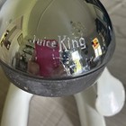 Vintage Juice King Manual Citrus Juicer White Chrome Art Deco Juice Press