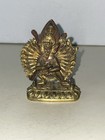 18th C  Sino-tibetan Gilt Bronze Yamantaka God 2 5    Free Shipping 