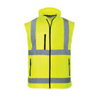 Portwest Us428 Hi-vis Reflective Softshell Waterproof Safety Work Jacket Ansi