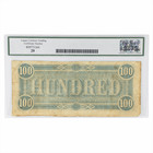 1864 T65 Confederate States Of America Note  100 Legacy Vf 20