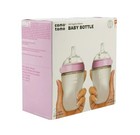 Comotomo Natural Feel 5 Oz Baby Bottle - 4 Pack 2 Pink 2 Green New 