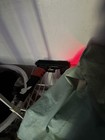 Pistol-shaped Red Laser Module Head Black red Bunny Logo For Cosmetology