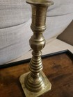 Dated 1902 Antique Brass Bee Hive  Candle Holder 9 5  Tall  