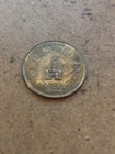 Disneyland Usa 1990s Mickey Mouse Medallion Token Coin Disney Castle On The Back