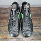 Lotto Stadio Og Ii Fg Mens Size 9 5 Soccer Cleats Shoes Black Spring Green Italy
