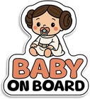 Baby On Board Sign Car  Little Princess  Waterproof And Uv-resistant