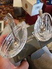 Waterford Crystal Salt And Pepper With Spoons Brand New Condition In Box