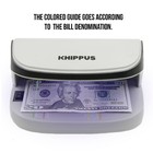 Counterfeit Bill Fake Money Detector Portable Currency Check Light Khippus K410 