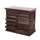 Antique Mahogany 22 Drawer Country Store Spool Cabinet C1900