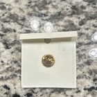 Kentucky Derby Gold Tone Oval Lapel Pin For Horse Racing With Backing Card