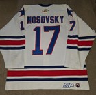Karel Mosovsky Rochester Americans Game Worn Used Ahl Hockey Jersey Amerks