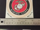 United States Marine Corps Round 4 Inch Foil Emblem Sticker decal Usmc Free Ship