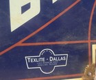Large Vintage Mobiloil Mobil Pegasus Porcelain Metal Oil Gas Sign Texlite Dallas
