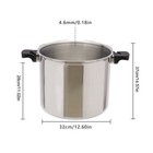 Aluminum Pressure Cooker 23-quart Compatible Aluminum Pressure Canner