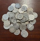 1 Roll Of 50 Sillver Barber Liberty Head Dimes - Cull To Ag Condition