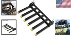 60 Inch Clamp On Debris Forks Loader Bucket Fork 4000 Lbs Capacity