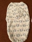 Lot Of 2 Baby Girl Swaddle Blankets Sleep Sack Swaddle Pink Elephant Swirl