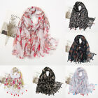 Fashion Printed Viscose Hijab Scarf Shawl Muslim Maxi Thin Headscarf Wrap Soft