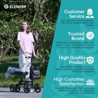 Elenker Yf-9005f Knee Walker 10  Wheels With Dual Braking System - Black