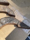 6-scarifier Antique Rusty Garden Art Vintage Box Blade Root Hook Dig Shank