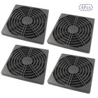 4 Pcs 120mm Black Square Plastic Cooling Fan Filter Cover  Dust Screen For Fi   