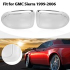 X Autohaux Pair New Exterior Rear View 25x15cm   9 84 x5 91   Silver Tone 