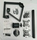 Vivo V038 Black Dual Monitor Adjustable Desk Mount Fits Ultrawide 38  Screens