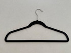 70 Slim Flocked Non Slip Velvet Felt Black Clothes Suit shirt pants Hangers