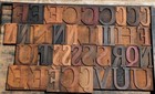 Rare Font Wood Type Character - You Choose  your  Letter -letterpress Wooden 