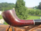 Dr Webber s Filter Pipe Imported Briar Zulu Smoking Estate Pipe 5 3 4  L
