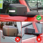 Jogon Dry Carbon Fiber Side Rear View Mirror Cover Shell For Ford Bronco Rapt   