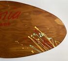 Victoria Skimboard Plywood 50 Year  Old Original Artwork  Classic Rare Original
