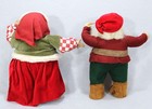 Vintage Norwegian Christmas Gnome Couple Winter Holiday