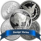 Lot Of 5 - 1 Troy Oz Silver Round  999 Fine Secondary Market