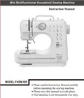 Electric Sewing Machine Portable Crafting Mending Machine 12 Built-in Stitches  