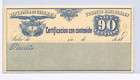 Colombia 90c Cubierta Insured Letter Stamp Stationery  1890  Unused Wx385