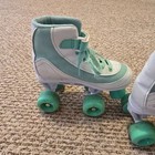 Teal   White Roller Derby Size 3 Skates