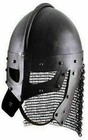 Medieval Viking Raven Helmet  Chainmail Battle Ready Armor Helmet