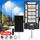 11000w Commercial Solar Street Light 1028led Outdoor Dusk-to-dawn Road Lamp pole