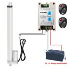 18  Stroke 12v Linear Actuator 14mm s Motor remote Control Heavy Duty 220lbs Car