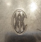 Illinois Women   s Athletic Club Chicago Il Silver 13  Waiter Tray By Gorham 