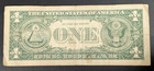  1 Silver Certificate Series 1957 B Blue Seal