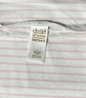 Child Of Mine By Carter s Pink White Stripes Baby Receiving Blanket Soft Flannel