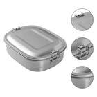  650 Ml Stainless Steel Lunch Box Tableware Office Child Bento Lunchbox