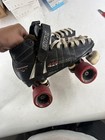 Kryptonics Rtx Resistor Speed Quad Roller Skates Black Red Wheels Lace-up Size 7